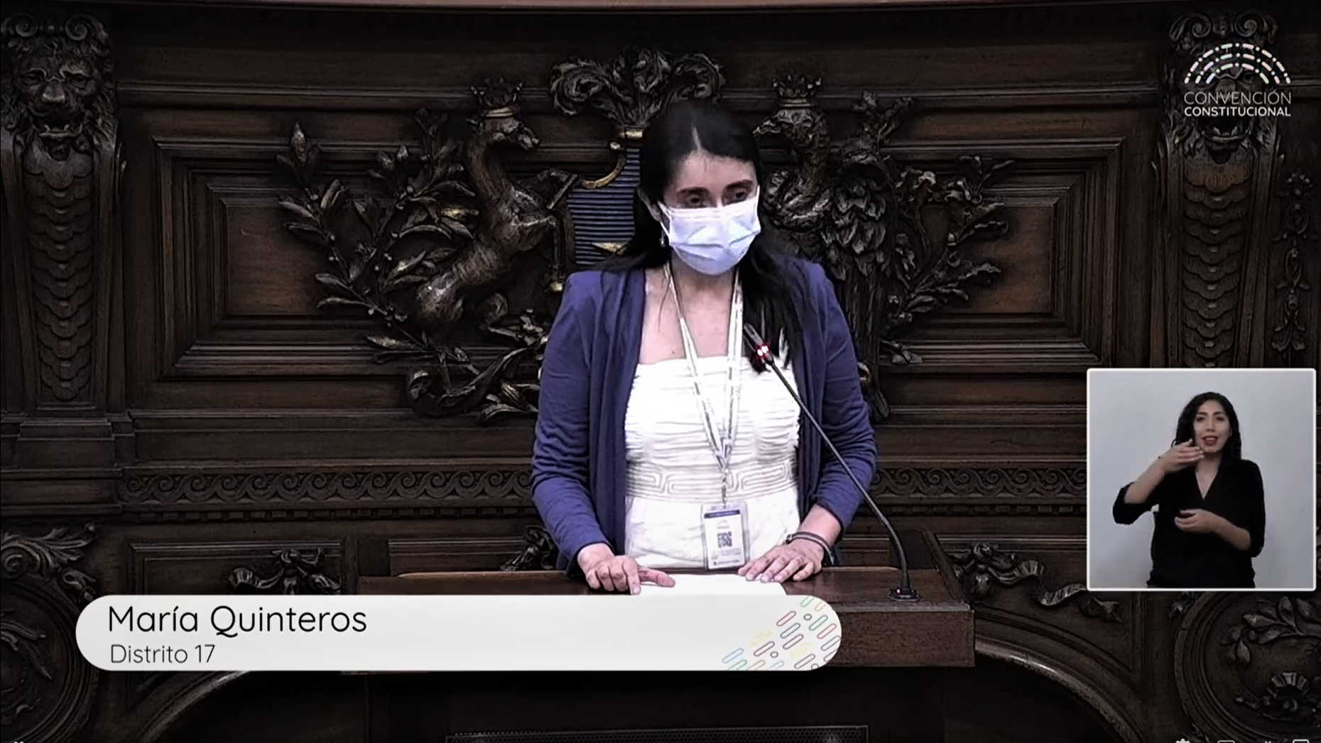 Video: El discurso en que María Elisa Quinteros fijó su posición frente al debate de fondo de la Convención que presidirá