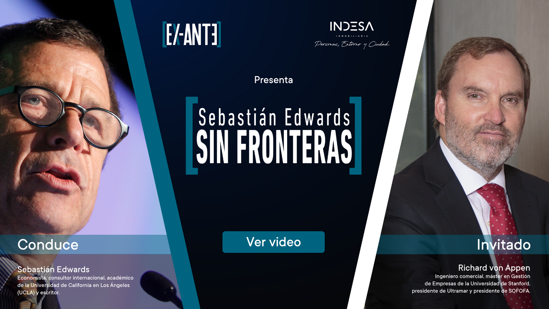 Sebastián Edwards Sin Fronteras (Cap. 35) – Richard von Appen (Sofofa) y las inquietudes del sector empresarial