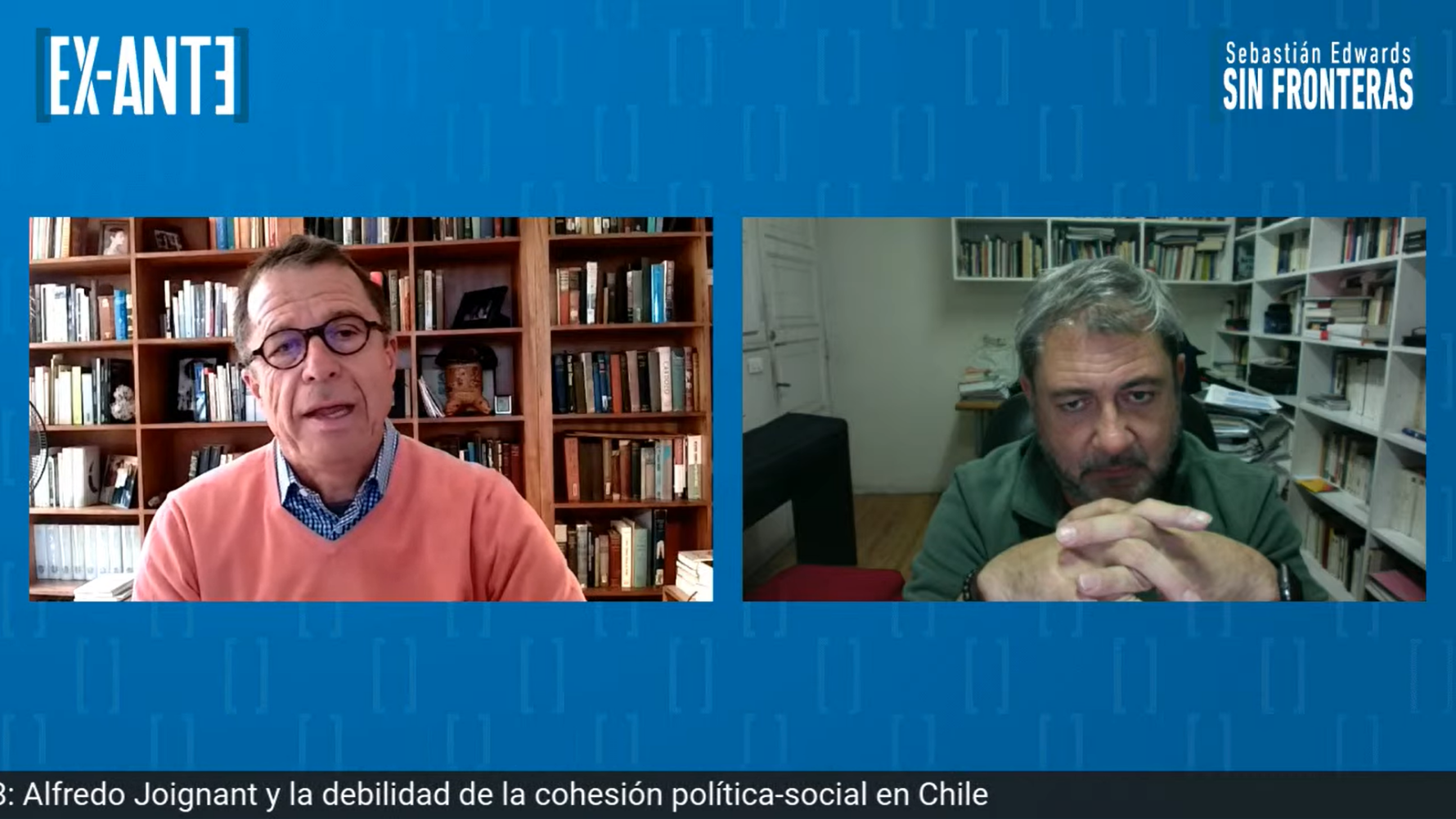 Alfredo Joignant, en entrevista con Sebastián Edwards: “A la Convención le pongo un rojo, un 3,5”