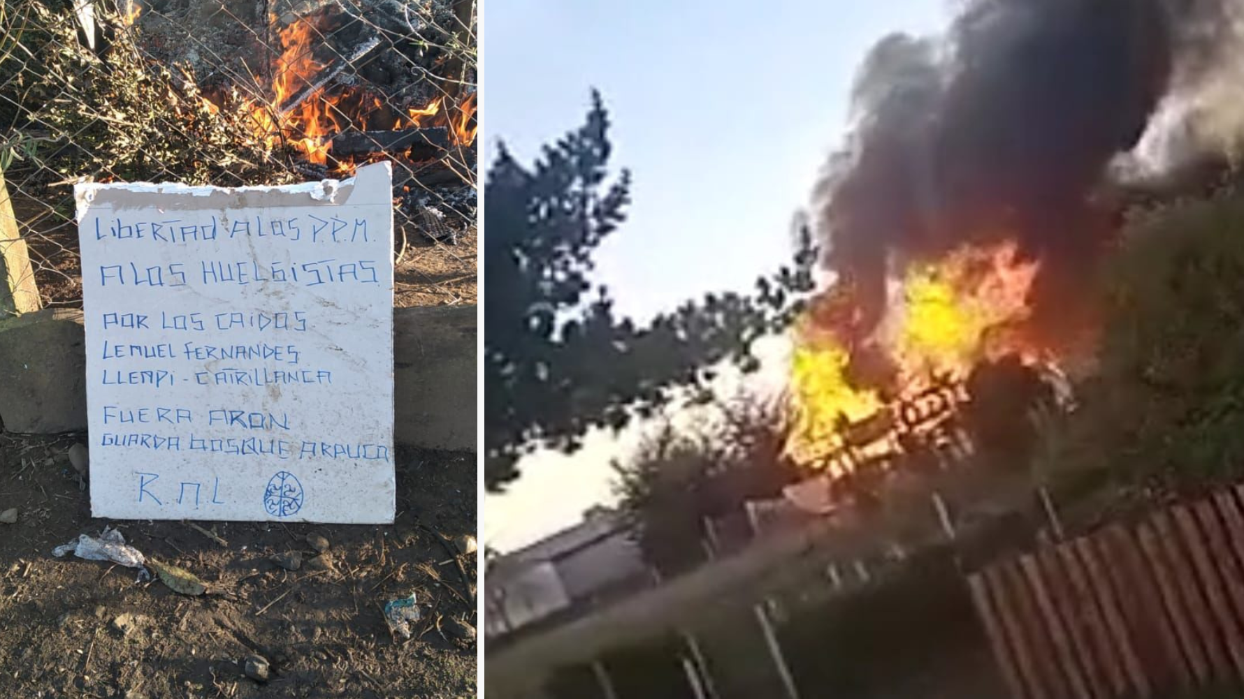 Macrozona Sur: Cartel de 3 grupos radicales recrudece ataques incendiarios para boicotear diálogo con Boric