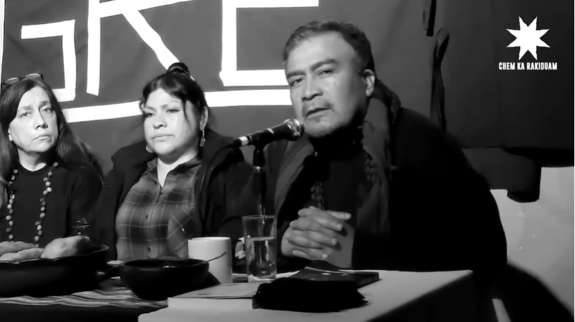 Inhumación ilegal de un miembro de la CAM: el otro delito reivindicado en el acto que lideró Llaitul en Peñalolén