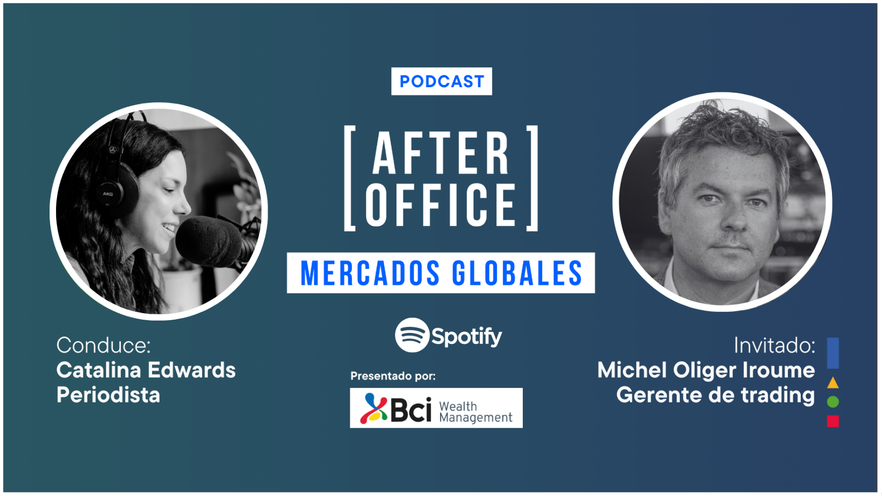 After Office Mercados Globales (Cap. 13) – Michel Oliger Iroume y los efectos del refugio de activos para Chile. Con Catalina Edwards