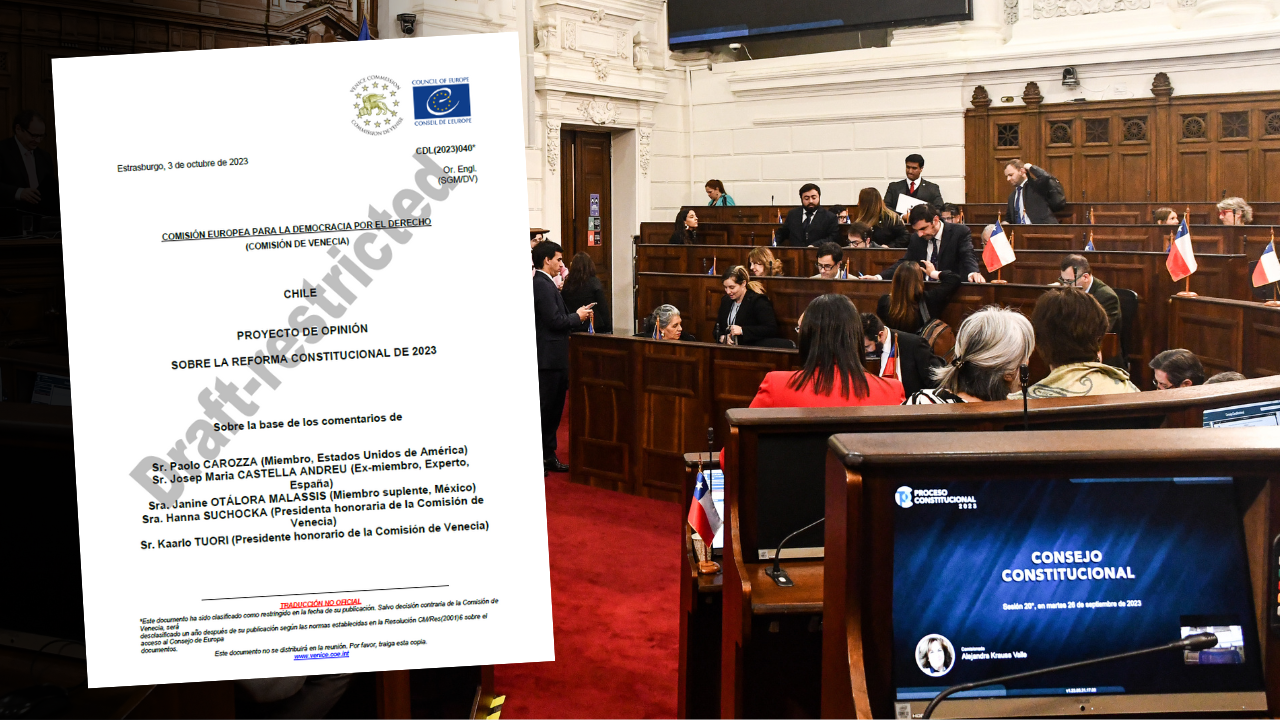 Comisión de Venecia: las conclusiones del borrador de “acceso restringido” sobre el proceso constitucional chileno