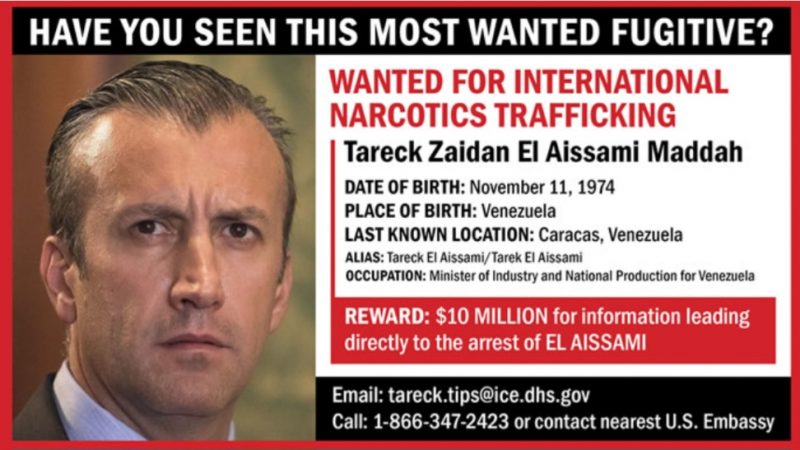 Por qué EEUU ofrece US$ 10 millones por el exgobernador de Aragua para el que trabajó el sospechoso del crimen de teniente (r)