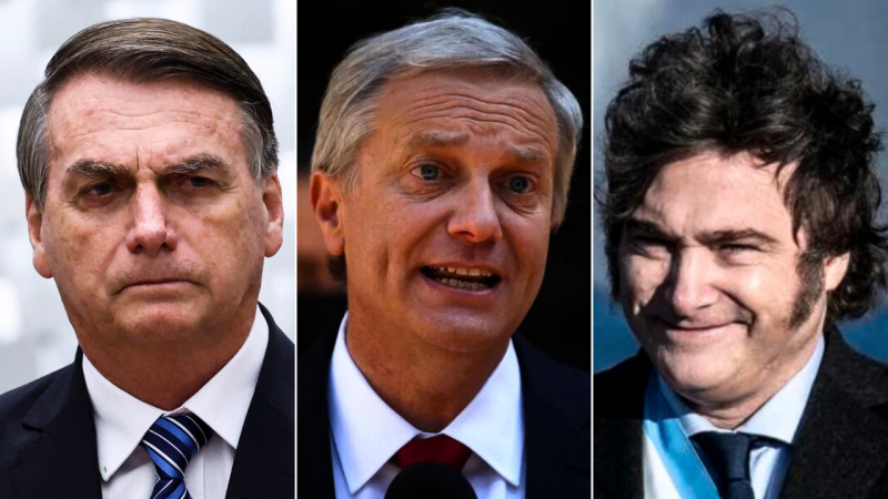 La participación de Kast en la cúpula de la derecha radical en Brasil, con Milei, Bolsonaro y ministro clave de Bukele