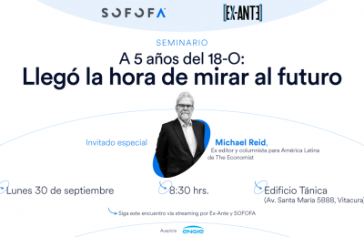 “A 5 años del 18-O: Llegó la hora de mirar al futuro”