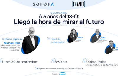 Seminario “A 5 años del 18-O: Llegó la hora de mirar al futuro”