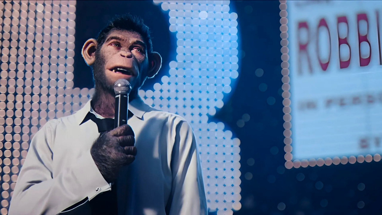 Estrenos de monos: la difícil historia del talentoso Robbie Williams
