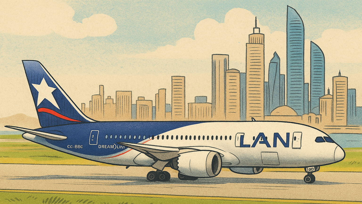 LATAM comienza el repintado del último avión con imagen de LAN y marca el cierre de un ciclo histórico