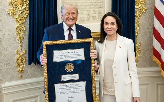 El premio que regaló María Corina Machado. Por Sergio Muñoz Riveros