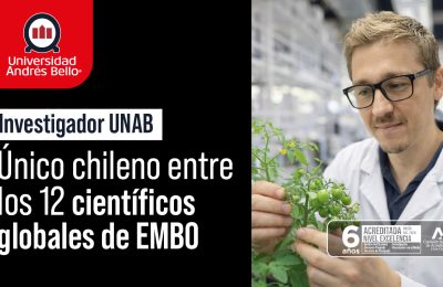 Investigador UNAB es el único chileno seleccionado como uno de los 12 científicos globales de EMBO