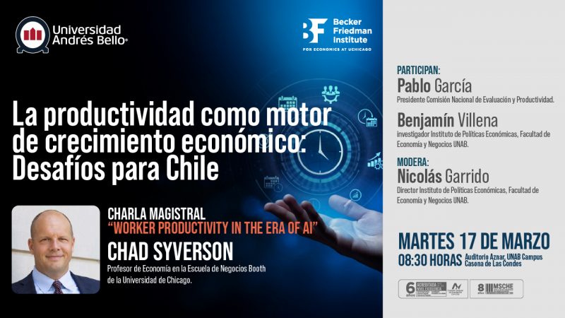 Conversatorio UNAB: “La productividad como motor de crecimiento económico: Desafíos para Chile”