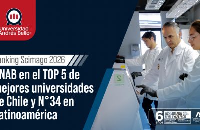 UNAB Top 5 en Chile y N°34 en Latinoamérica en Ranking Scimago 2026
