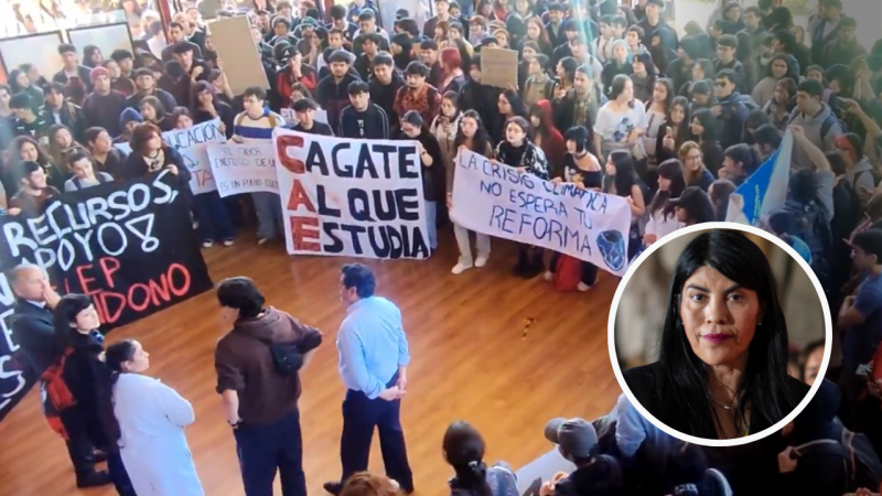El singular petitorio estudiantil entregado a la ministra Ximena Lincolao minutos antes de ser agredida
