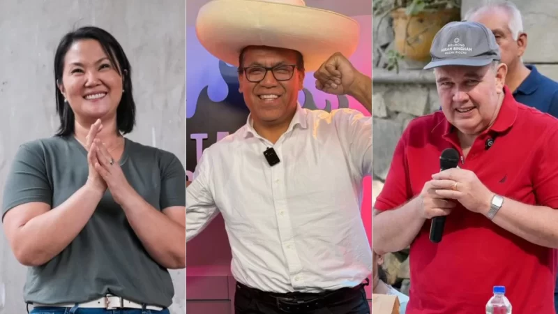 Perú: qué dice la primera encuesta de segunda vuelta entre Keiko Fujimori y sus dos posibles rivales